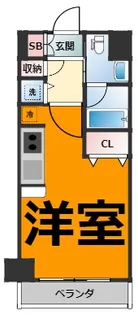 glanz【7階】の間取り