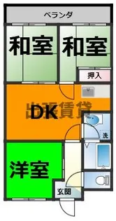 グリーンハイムエル【3階】の間取り