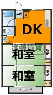 シティハイムヤナギハラ【1階】の間取り