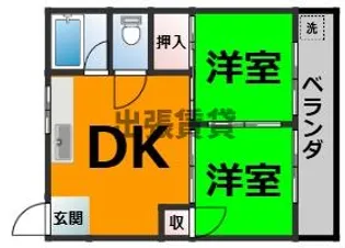 コーポハンター【4階】の間取り