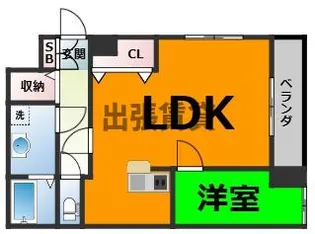 ハートイン江向【2階】の間取り
