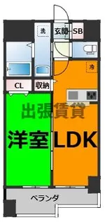 Bright Gate 名古屋【12階】の間取り