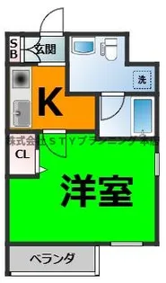 アクアヒルズ【7階】の間取り