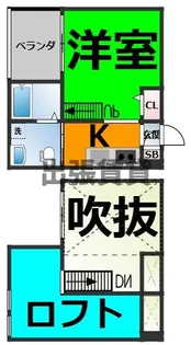 Haus Ruhe 高畑【1階】の間取り