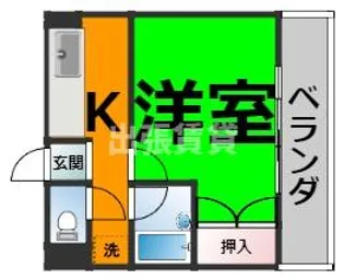 マンションブリッジ88【2階】の間取り
