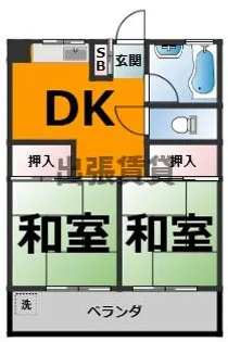 レジデンス大野木【5階】の間取り