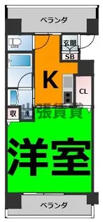 CASTELLO ASSO【3階】の間取り