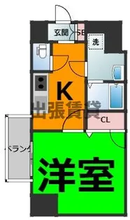 エスリード大須デュオ【4階】の間取り