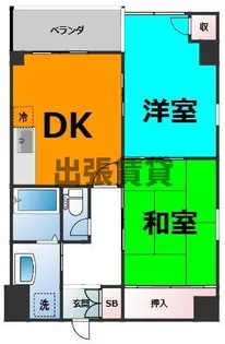 エスペランサ西杉【3階】の間取り
