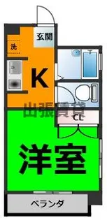 クレスト西枇【4階】の間取り