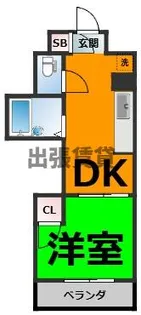 リバーシティ楠【4階】の間取り