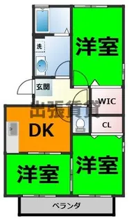 ジュネスSAGA【1階】の間取り