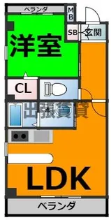イストリア牧の原【2階】の間取り