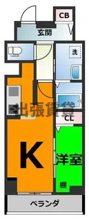 プレイズシード浄心【5階】の間取り