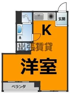 餅喜ビル【3階】の間取り