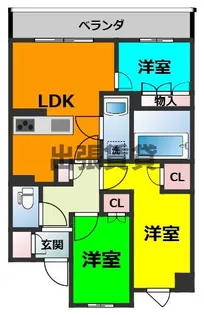 プレサンス名駅南ブリエ【8階】の間取り