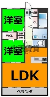 Bonheur・cle’【1階】の間取り