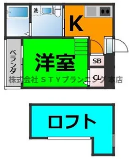 サンクマーレ福住【1階】の間取り