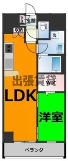 フォレシティ栄【9階】の間取り