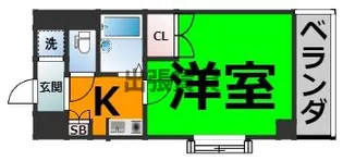 ルミナス名駅【8階】の間取り