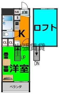 レオパレス東大曽根【2階】の間取り