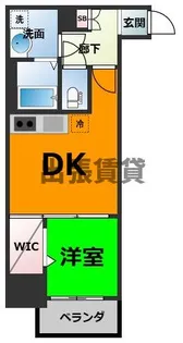 CREST TAPP東別院【11階】の間取り