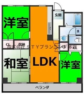 アーバンドエル西春駅前【6階】の間取り