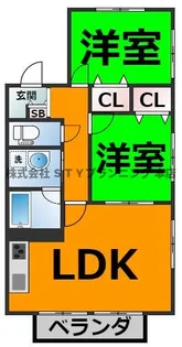 ルース リーリヤ【1階】の間取り