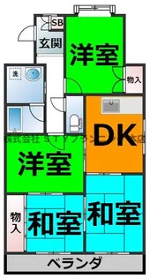 ガーデンハイツエクレール【201号室】の間取り