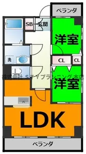 ALESSIA【4階】の間取り