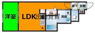 LUORE黒川EAST【4階】の間取り