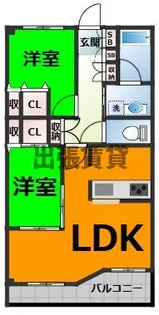 ハーモニー【8階】の間取り