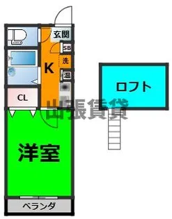 タウンコート【1階】の間取り