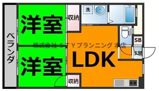 富弘ビル【4階】の間取り
