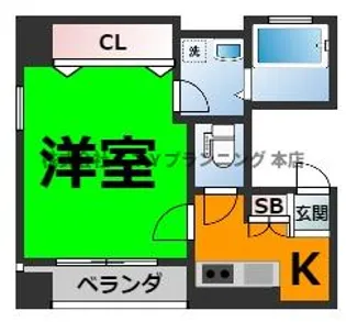 エル・ビューネ千種【4階】の間取り