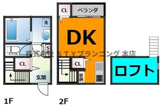 ジョイハーモニー南川町【1階】の間取り