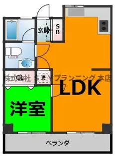 秋善ビル【2階】の間取り
