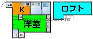 グリーンレイク中小田井【1階】の間取り