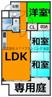 ユニーブル薬師山【1階】の間取り