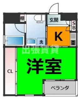 GRAN DUKE代官町【5階】の間取り