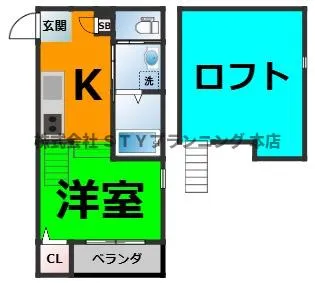 ハーモニーテラス金城町【1階】の間取り
