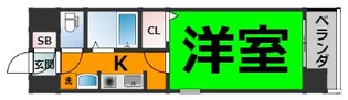 グランメール城西【6階】の間取り