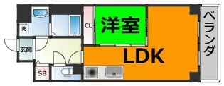 S-FORT北千種【11階】の間取り