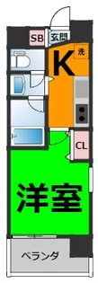 アルフィーレ新栄【6階】の間取り