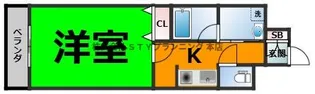 スカイフラット名古屋【3階】の間取り