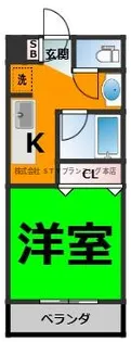 Surplus One町田【1階】の間取り