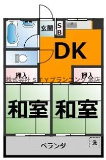 レジデンス大野木【4階】の間取り