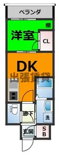 ルネフラッツ浄心【8階】の間取り