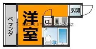 ハートイン大針【2階】の間取り