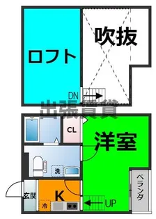 ビルーチェ並木B【2階】の間取り